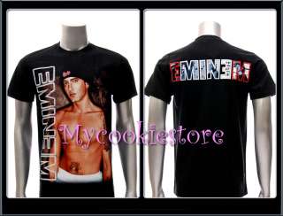 Sz M Eminem T shirt Punk Rock Pop Men Heavy Metal Music  