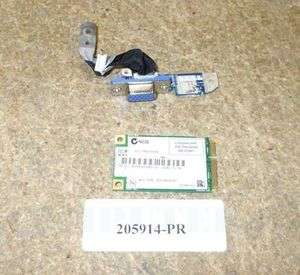   P205 S6337 LS 3448P VGA Port Board, G86C0002PB10 Wireless Card  
