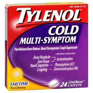  Special pack of 6 TYLENOL COLD MULTI SYMP DAY 24CP Health 