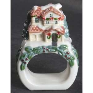  Pfaltzgraff Winterberry Napkin Ring, Fine China Dinnerware 