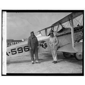   Coyle and Lt. Norton at Naval Air Station, 8/28/25