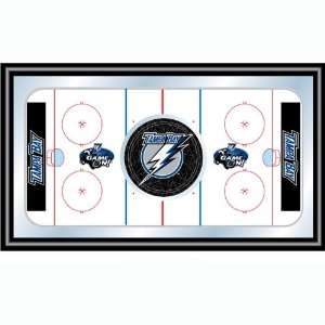 NHL Tampa Bay Lightning Framed Hockey Rink Mirror 