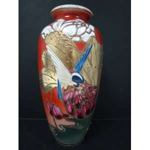  Hand Painted Nippon Vase Patio, Lawn & Garden