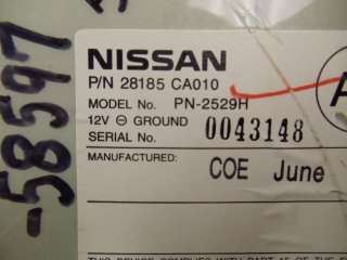 03 04 05 Nissan Murano Radio CD Player AC Climate Temp Controls 28185 