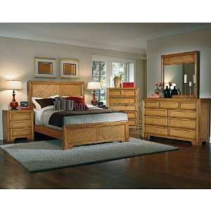  American Woodcrafters Casual Home Panel Bedroom Set (King 