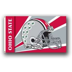  Ohio State Buckeyes 3x5 Helmet Flag