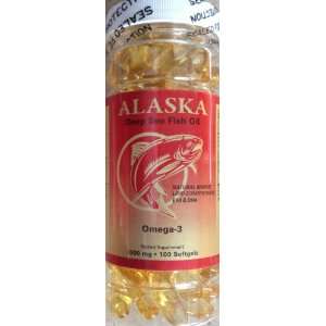  Ncb Omega 3 Alaska Deep Sea Fish Oil (Red), 1000mg, 100 