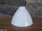 vintage white milk glass floor lamp light shade diffuser 8