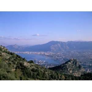View Over Palermo, Island of Sicily, Italy, Mediterranean Photographic 