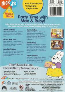 Max and Ruby   Party Time with Max and Ruby   DVD 097368809949  