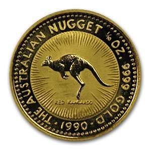  1990 1/10 oz Australian Gold Nugget Beauty