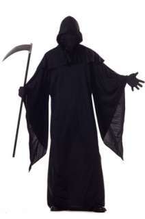 Horror Robe Grim Reaper Mens Halloween Costume  