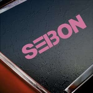  SEIBON Logo Pink Decal Car Truck Bumper Window Pink 