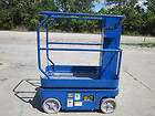 02 upright tm12 single manlift scissor lift aerial vert very