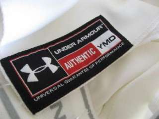 NEW Youth BOYS Under Armour WHITE Football Pants M YMD  