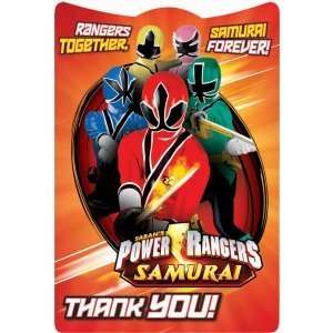  Power Rangers Samurai Thank You Notes Party Supplies Toys 