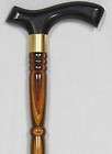 HANDCRAFTED CUSTOM LAMINATED WOOD WALKING CANE WITH GENUINE WATER 