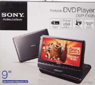 Sony DVP FX96/B 9 Portable DVD Player Nice  