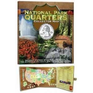  National Parks Quarters Collector Map Book Folder Toys 