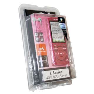 Sony NWZ E463 Pink Digital Media Player 4GB Portable /Video Player 
