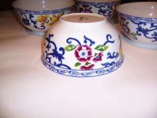 Ralph Lauren Mandarin Blue Cereal/Soup Rice Bowls New  