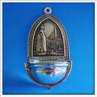 Vintage Sterling SILVER Our Lady Holy Water Font