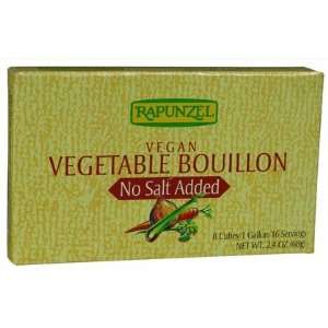  Rapunzel Pure Organic Vegetable Bouillon, No Salt Added, 8 