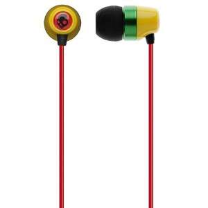   Headphones w/ Mic in Rasta,Headphones for Unisex, One Size,Rasta