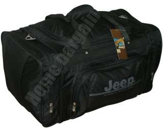 Official JEEP Duffel Holdall Luggage Travel Bag Sports Gym Bag 24 