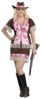 Womens Full 18 22 Plus Size Sassy Cowgirl Costume   Cow  
