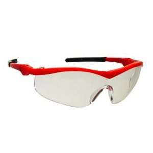  Storm Safety Glasses Red, Lens, Clear, Uom Each
