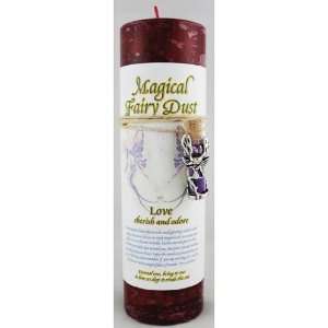   Candle with Fairy Dust Necklace Wiccan Wicca Pagan Spiritual Religious
