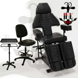TATTOO INKBED PACKAGE CHAIR TABLE TRAY STOOL EQUIPMENT  