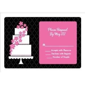   Cake is Sweet Tickled Pink Response Cards