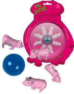 PIG JAX game mania Rubber Ball pass the Jacks toy NEW  