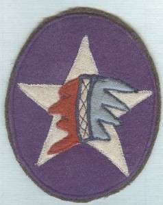 Original WW 1 US Army 2nd Division Trench Mortar Battalion Patch 