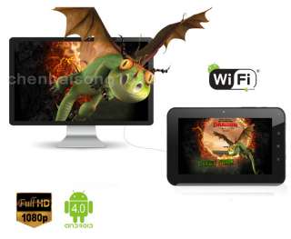   Android 4.0 1GHZ 8GB WiFi 3D HDMI capacitive Tablet PC MID + keyboard