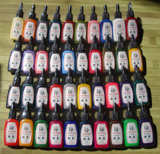 BEST TATTOO INKS pigment set of 40 colour 1/2 oz gift  