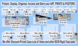 Click here to visit the COLLECTOR SUPPLIES POSTER SIZES section of 