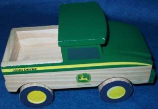 John Deere Truck n & Trailer w/Horses Wooden/Wood Toy Set by Learning 