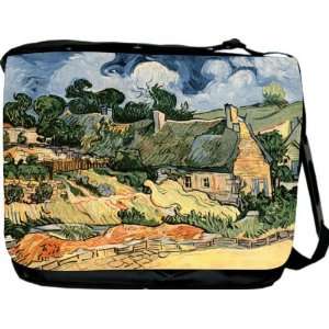 Van Gogh Art Shelters in Cordeville Messenger Bag   Book Bag   School 