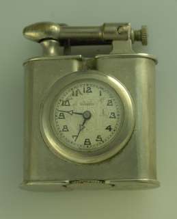 VINTAGE TRIANGLE LIFT ARM PETROL WATCH LIGHTER  