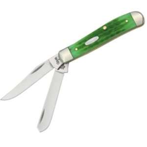  Case Knives 5875 John Deere Mini Trapper Pocket Knife with 