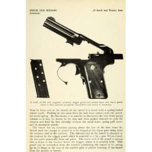  .35 Smith Wesson Automatic Pistol Magazine Clip Extracted Gun Barrel 