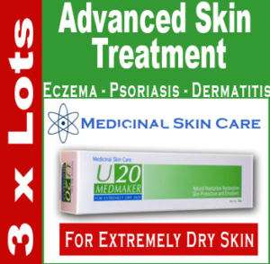 Eczema Psoriasis Healing Cream 20% Urea  WORKS 100%  