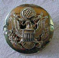 United States Army Enlisted Cap Badge Screw Back Pin  IN 