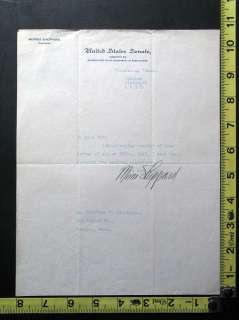 1915 Letter on Letterhead United States Senate Morris Sheppard 