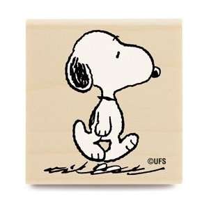  Stampabilities Peanuts Wood Mounted Rubber Stamp Snoopy 