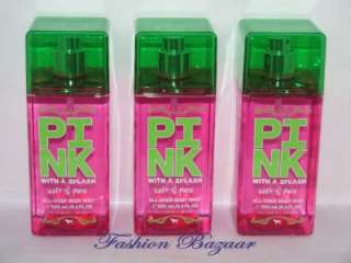 Victorias Secret PINK Soft & Pure BODY MIST 8.4 Oz X 3  