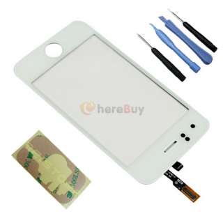 White Glass Digitizer Touch Screen for iPhone 3GS +Tool  